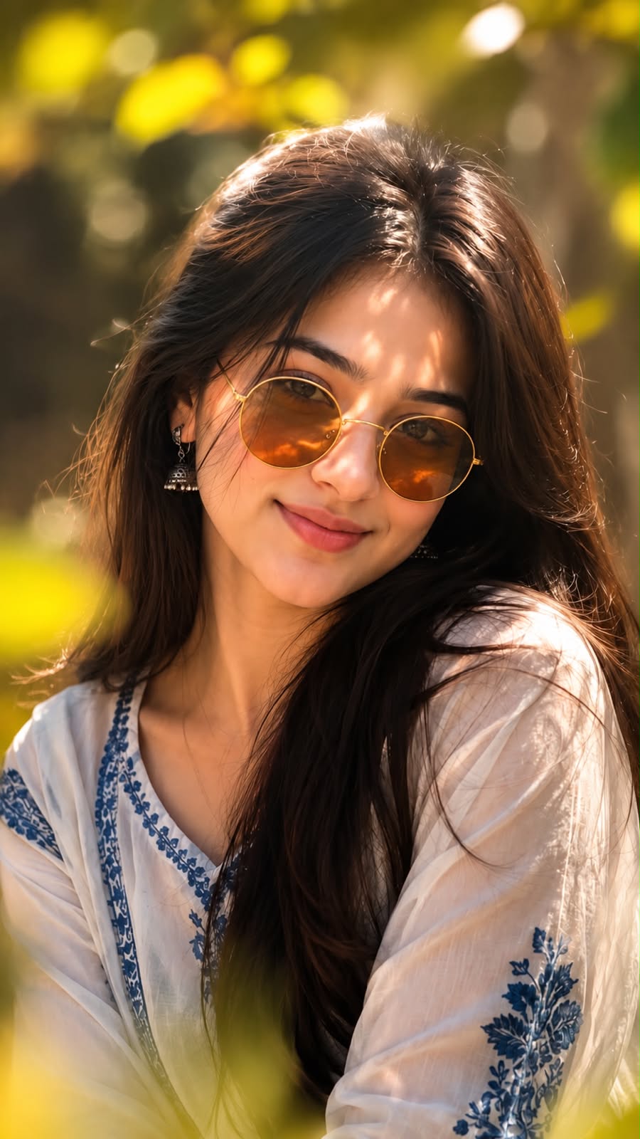 Ultra Realistic cinematic Sunglasses close-up Photography | Golden Hour Portrait